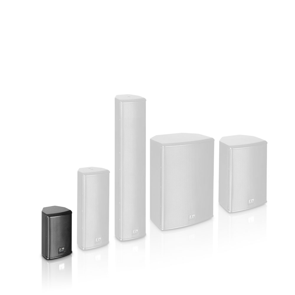 SAT 42 G2  4" Installationslautsprecher passiv schwarz (Paar)